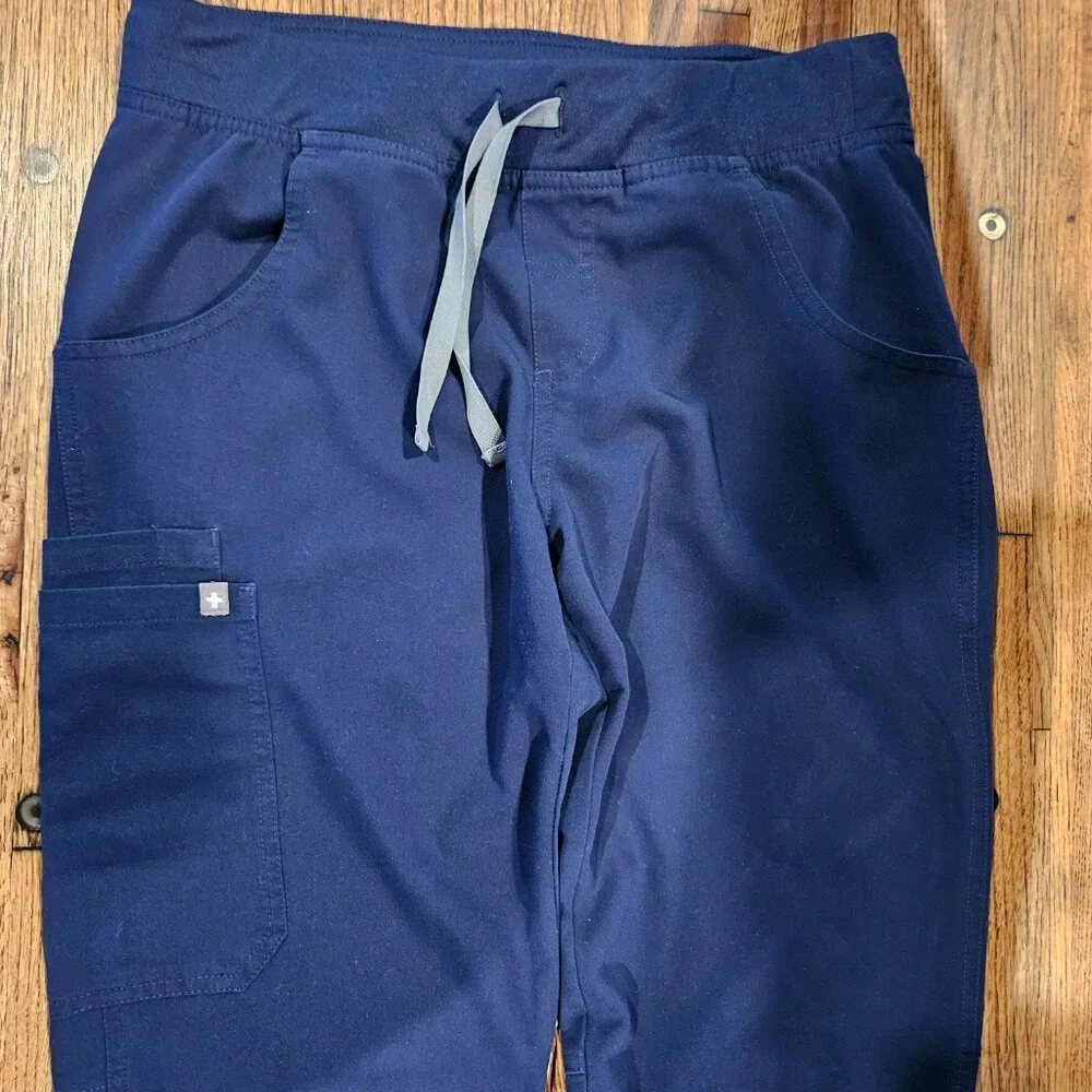 Figs Navy Scrub Pants - Picture 2 of 4